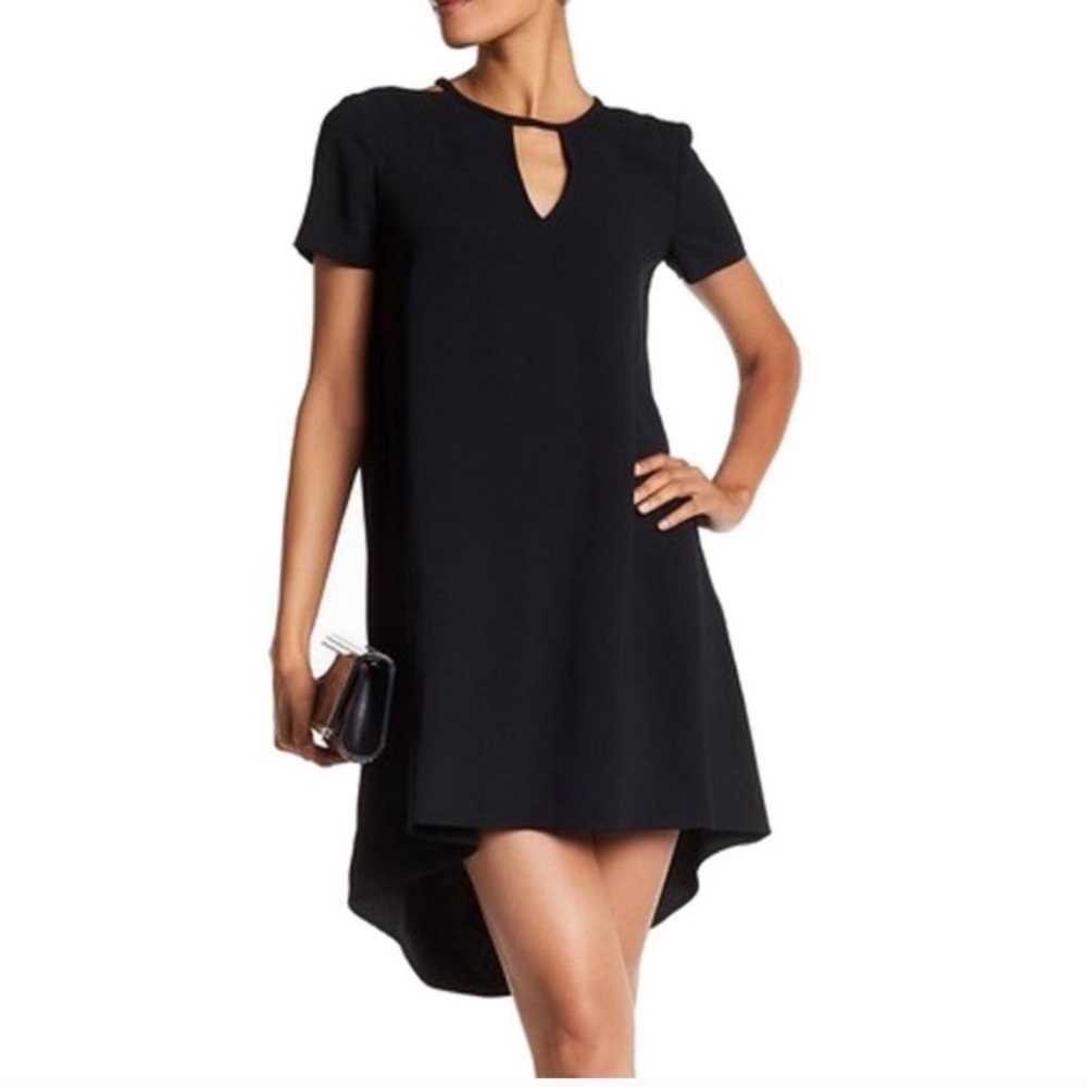 Trina Turk Floramaria Crepe Cutout Shift Dress
